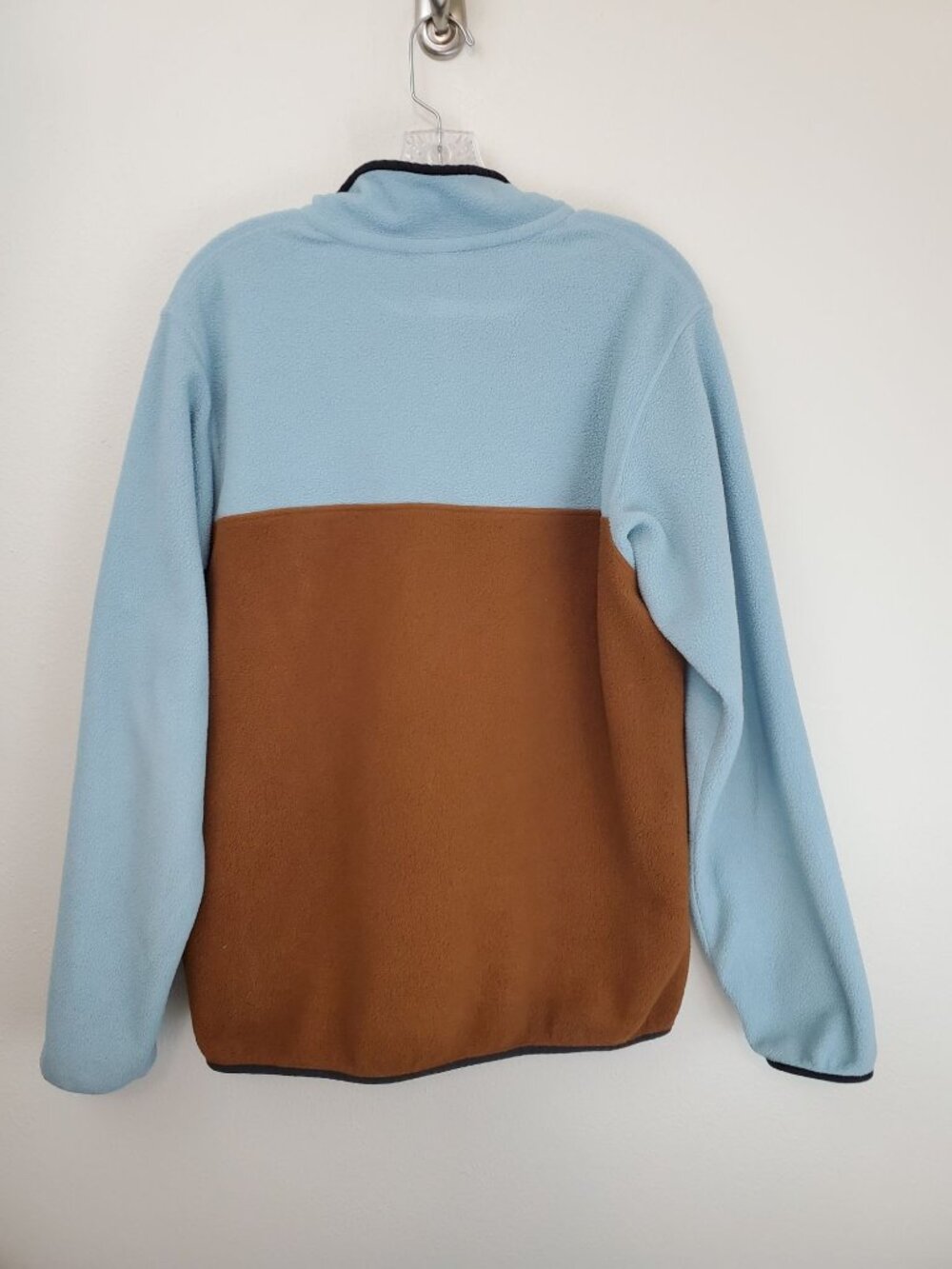 Patagonia Lightweight Synchilla Snap-T Fleece Pullover, blue and brown - Picture 6 of 7